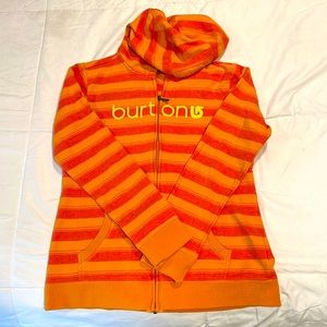 Burton zipped hoodie